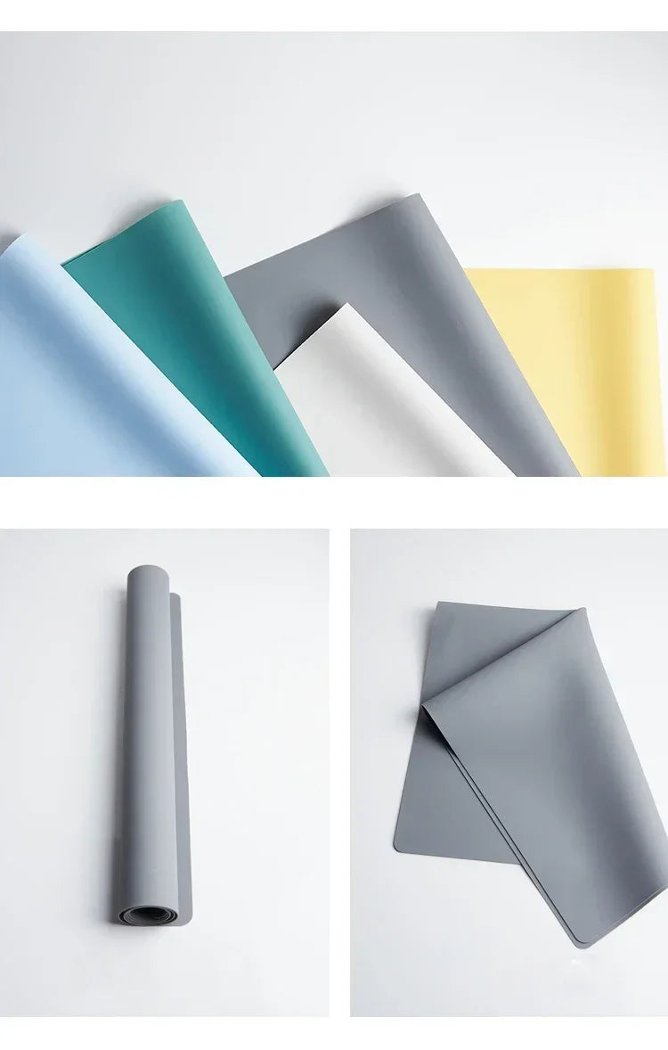Manteles Individuales de Silicona, Manteles Individuales para Niños, Manteles Individuales Impermeables Resistentes al Calor Antideslizantes para la Mesa del Comedor, Fáciles de Limpiar