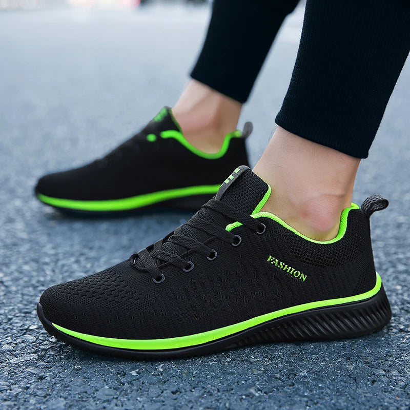 YRZL Men Running Sneakers Women Lightweight Sport Shoes Classical Mesh Breathable Casual Shoes Male Fashion Moccasins Sneakers