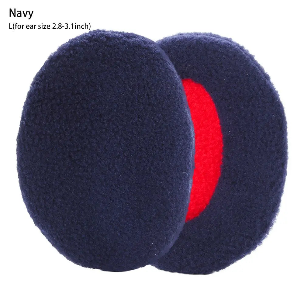 Bandless Ear Muffs Fleece Ear Muffs Thick Winter Windproof Warm Ear Covers Cold Weather Ear Warmer for Men Women