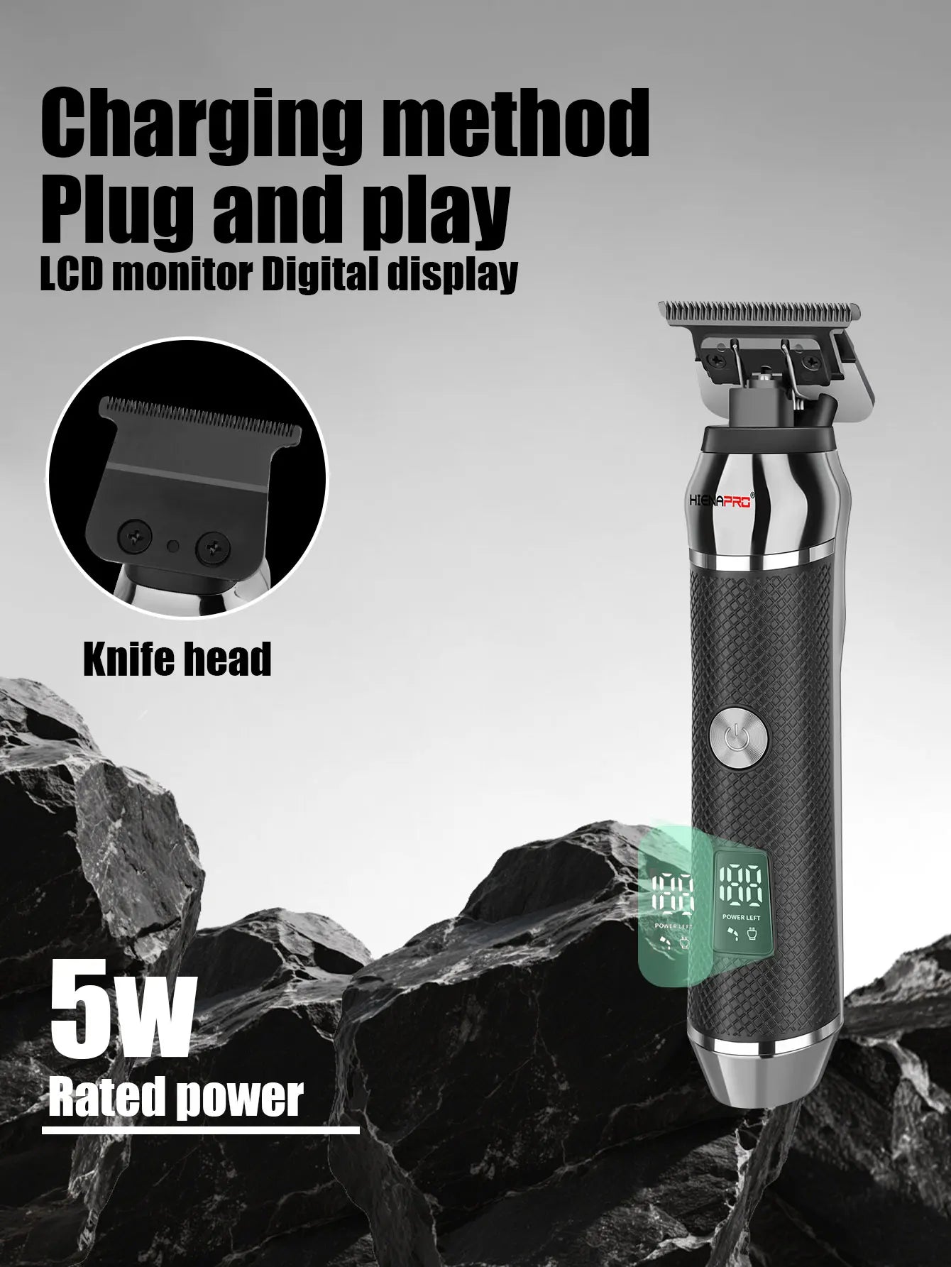 máquina cortapelos, cortadora de pelo profesional, recortadora de barba para barbería, afeitadora eléctrica para hombre, electrodoméstico