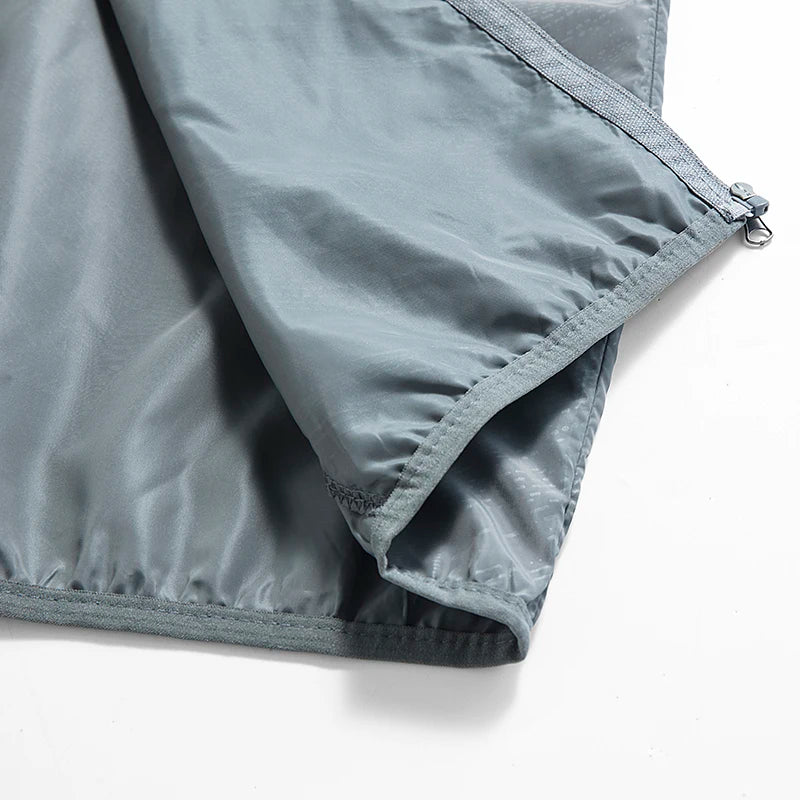 Chaqueta de senderismo impermeable para hombre y mujer JNLN, de secado rápido, cortavientos con protección solar, para acampada, caza, escalada y actividades al aire libre