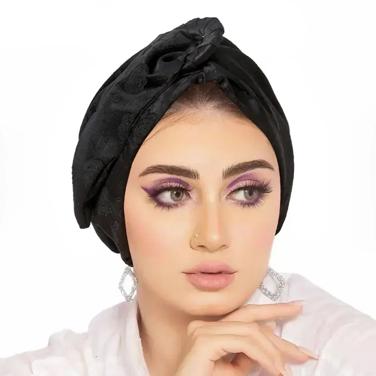 Women’s Sequin Knotted Turban – Elegant, Comfortable & Perfect for Any Occasion