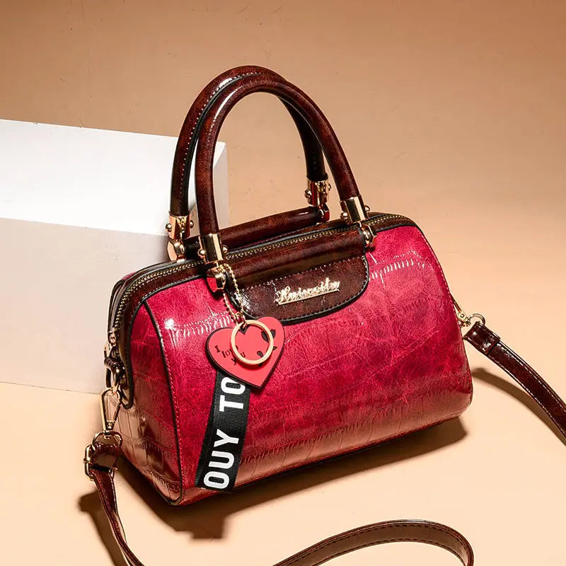 Bolso de hombro de lujo con diseño, bolso de mano de piel sintética de alta calidad para mujer, bolso tote de cocodrilo, bolsos cruzados de moda para mujer, monedero