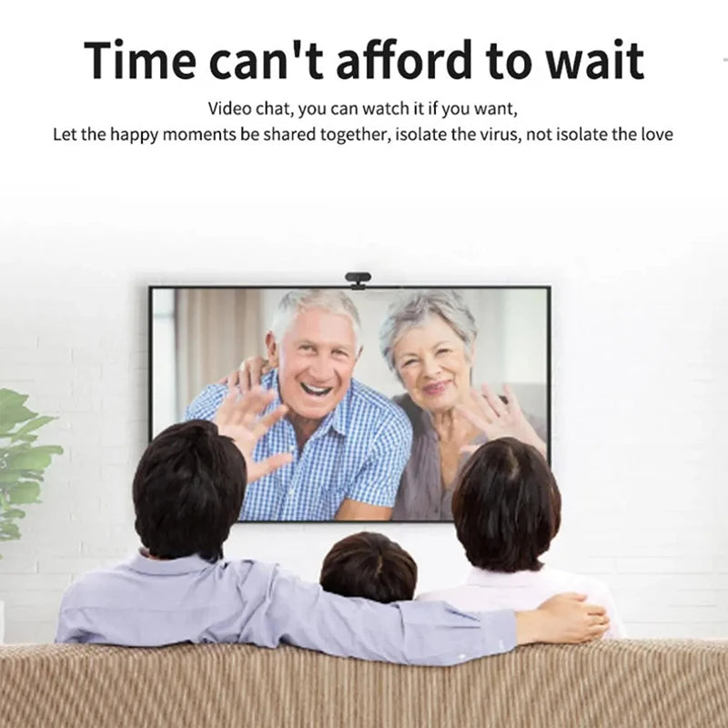 Nytt webkamera med strømming, webkamera 1080p, 30fps, autofokus og mikrofon, USB 2.0, webkamera for PC, bærbar PC, konferansekamera