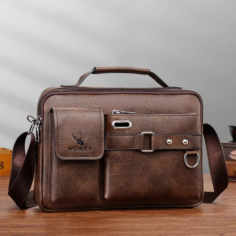 Bolsos Cruzados para Hombre Bolsos de Hombro Impermeables Multifunción Viaje Trabajo Negocios