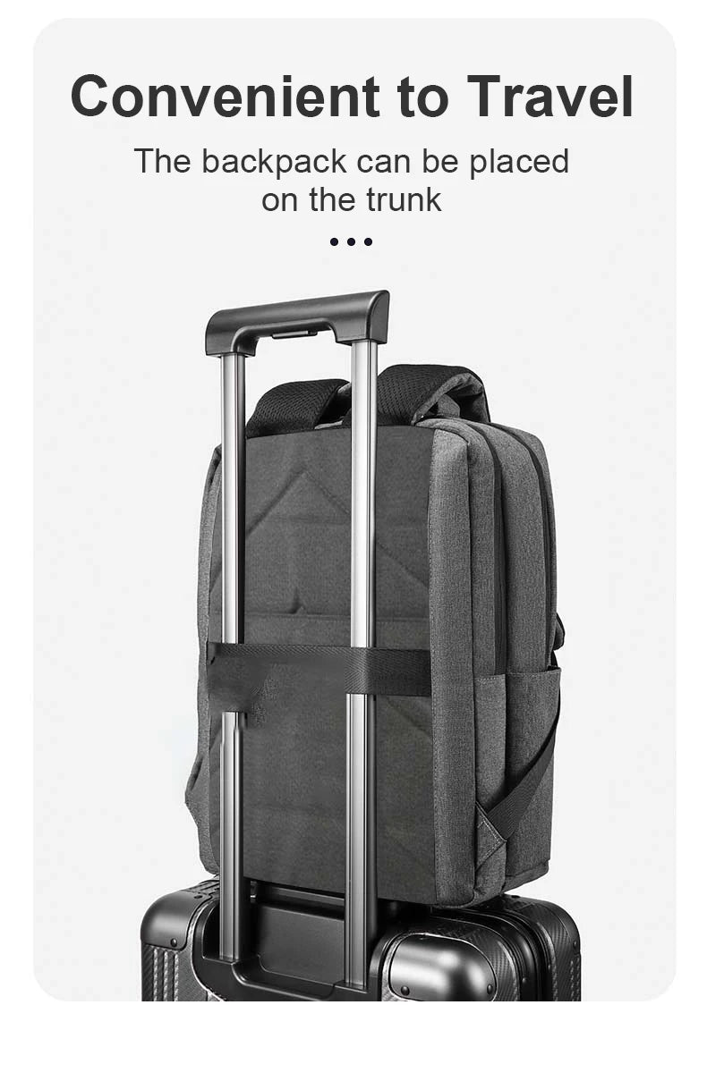 Mochila para portátil de 17.3 pulgadas, mochilas de viaje de gran capacidad, bolsa impermeable para portátil de 15.6 y 17.3 pulgadas, mochila de hombre con múltiples bolsillos