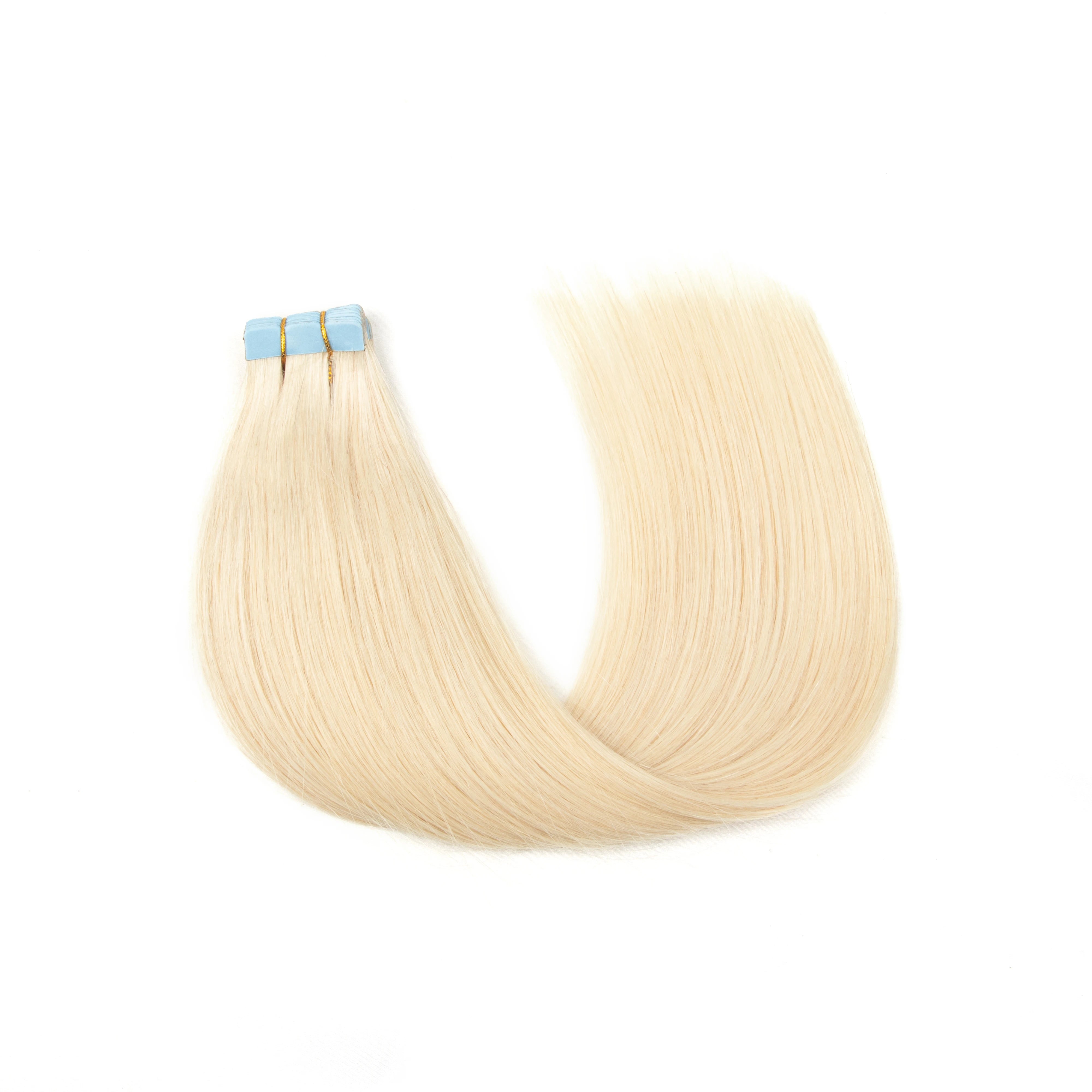 12-24'' Invisible Mini Tape in Human Hair Extensions Invisible Adhesive Seamless Tape in Hair Machine Remy Natural Straight Hair