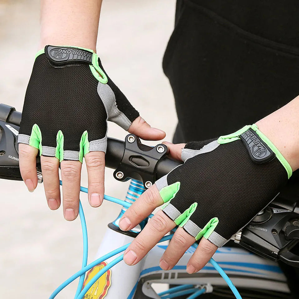 GTUBIKE Half Finger Weightlifting Gloves Cycling Fitness Shock Absorbent Non-slip Sports Climbing Outdoor For Men And Women