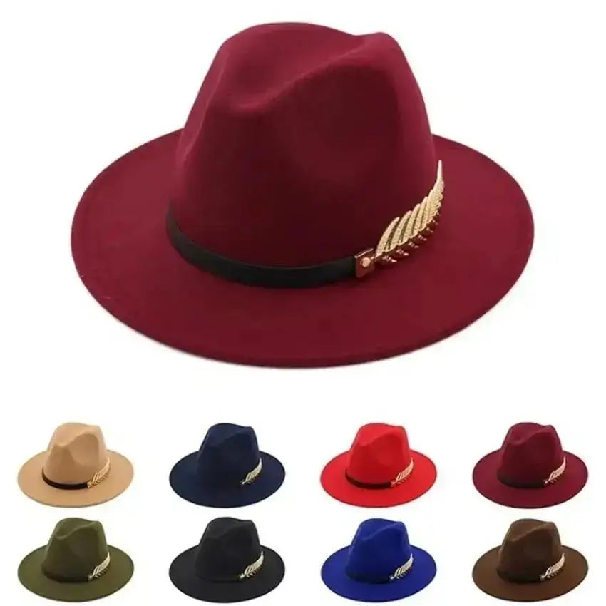 Sombrero de jazz de lana vintage