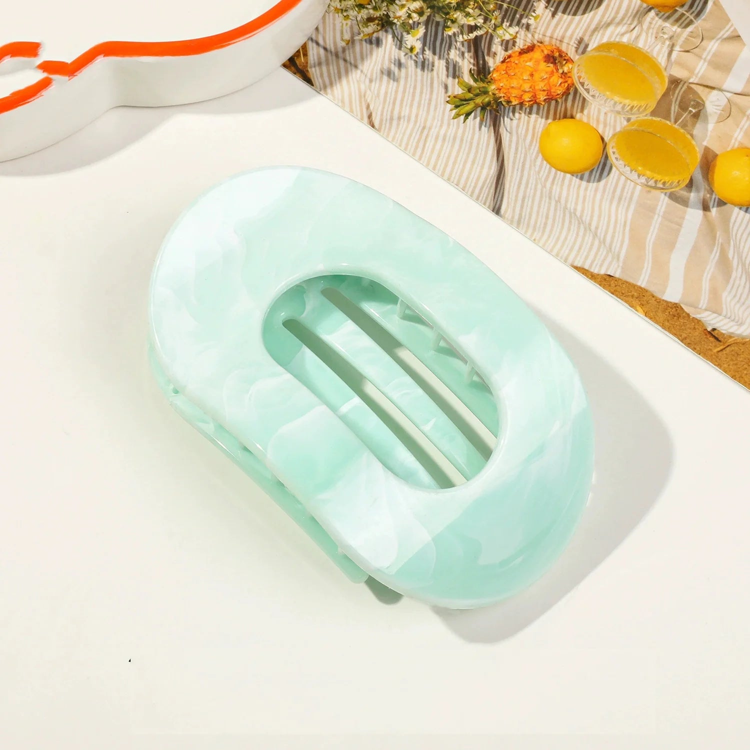 Marble Duckbill Hair Claw