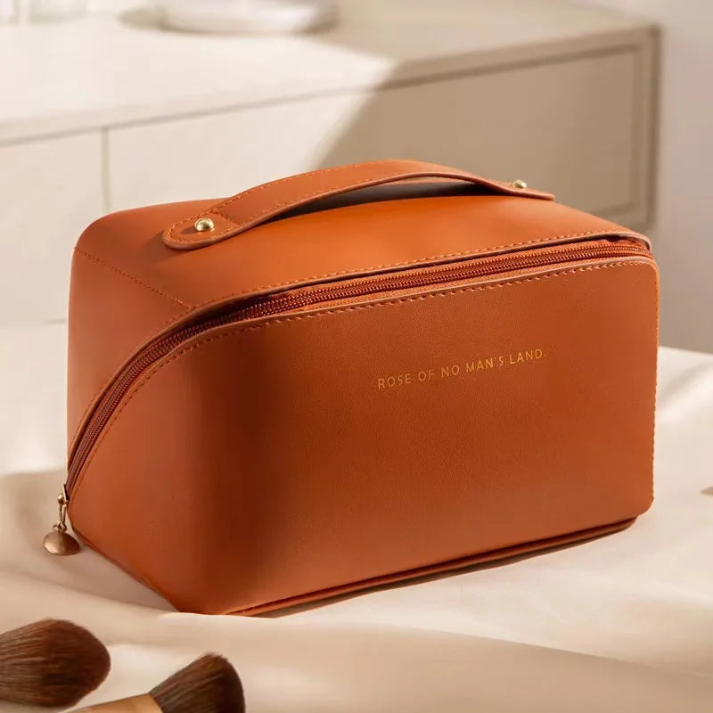 Neceser de Maquillaje para Mujer, Estuche de Maquillaje, Bolsa de Almacenamiento, Caja de Lujo para Mujer, Bolsa Organizadora de Cosméticos con Cremallera para Viajes, Regalo de Navidad
