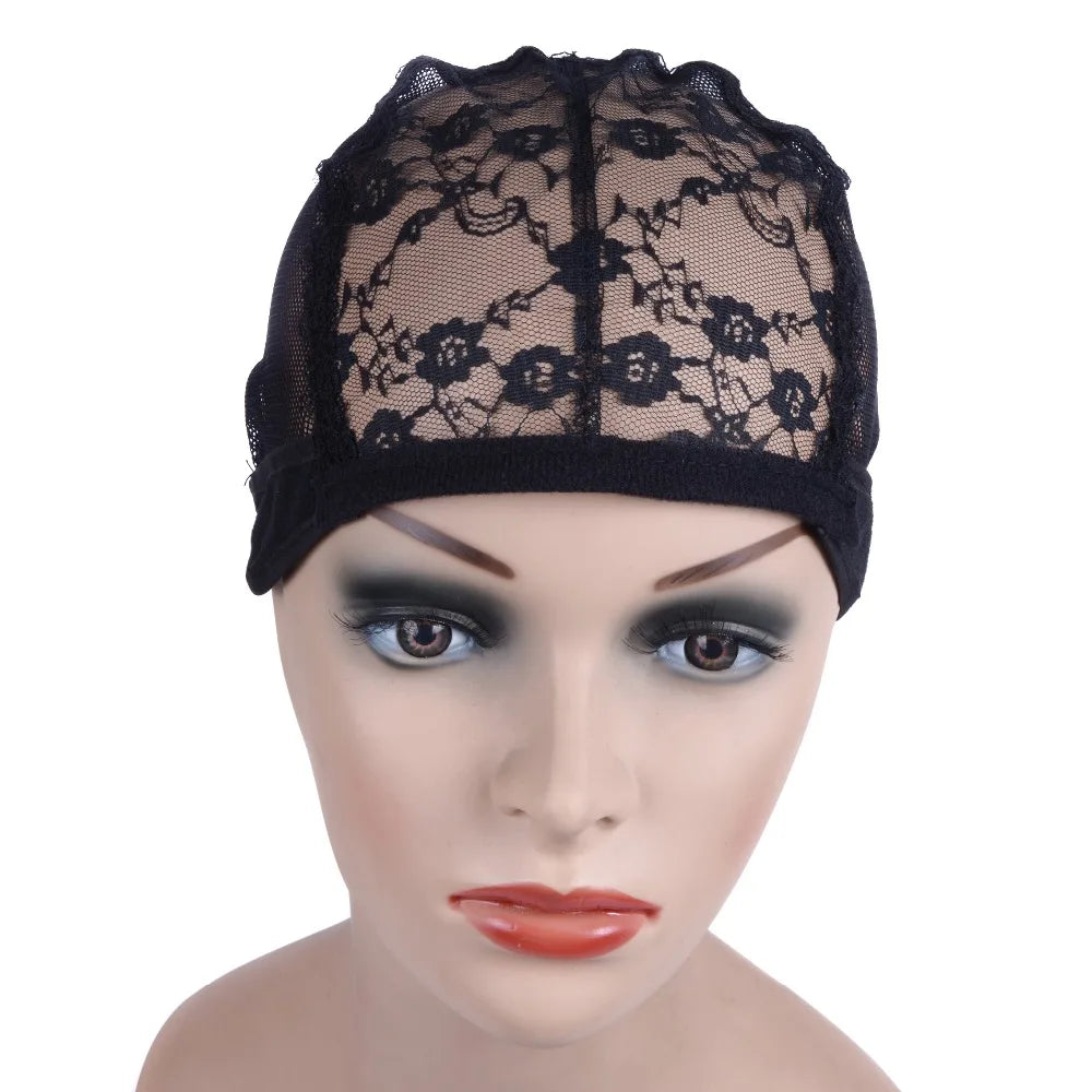 Wig Cap for Making Wigs With Adjustable Strap on The Back Weaving Cap Size Glueless Good Quality Hair Net Black