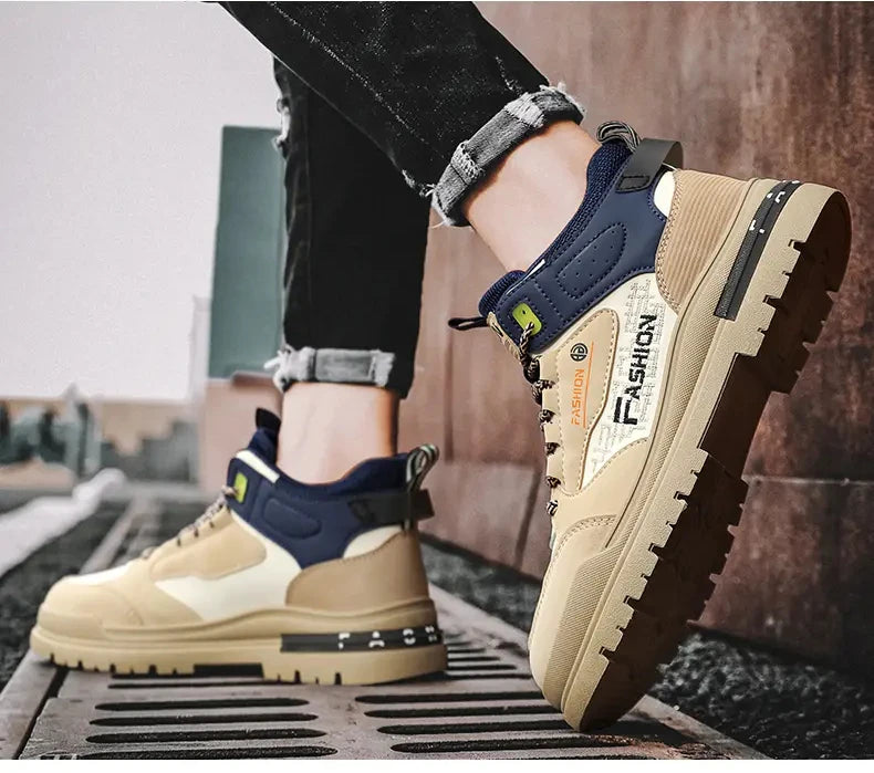 Zapatillas Casual Vulcanizadas para Hombre – Zapatos de Suela Blanda para Caminar y Exteriores