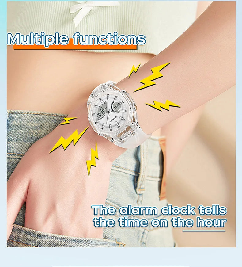 Relojes deportivos digitales para hombre, marca de lujo, relojes de pulsera de cuarzo para hombre, reloj de pulsera multifunción de doble pantalla