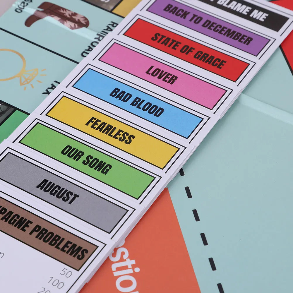 Jeu de société amusant, fête familiale, jeux d'échecs interactifs, jeu de société Swiftopoly, jeu de société interactif pour adultes