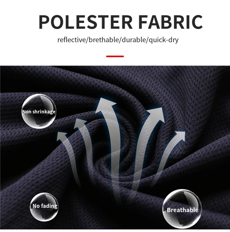 Synlighetsskjorter for arbeid Kortermet Pustende Tofarget Arbeidsklær Polo Reflekterende Uniform T-skjorte for menn Bygg