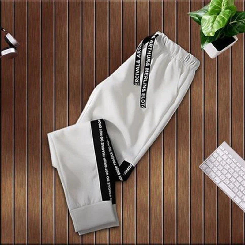 Chándal de hombre casual de lujo con sudadera con capucha de alta calidad, clásico, blanco y negro, traje de simplicidad o top o pantalones para correr