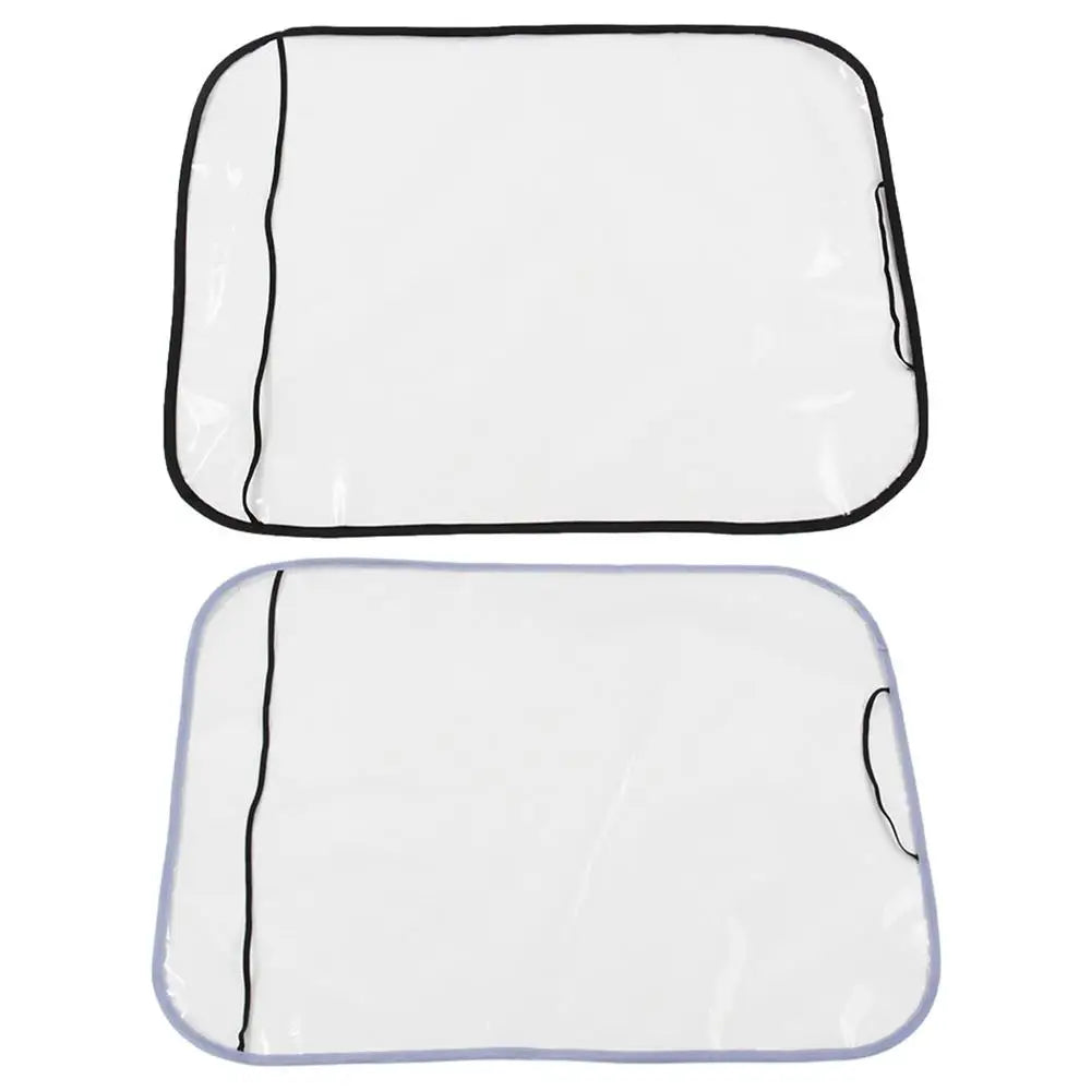 Protectores de Respaldo de Asiento de Coche, Protectores de Asiento Trasero con Lámina de PE, Protector de Asiento para Vehículos, Protege de la Suciedad y el Barro