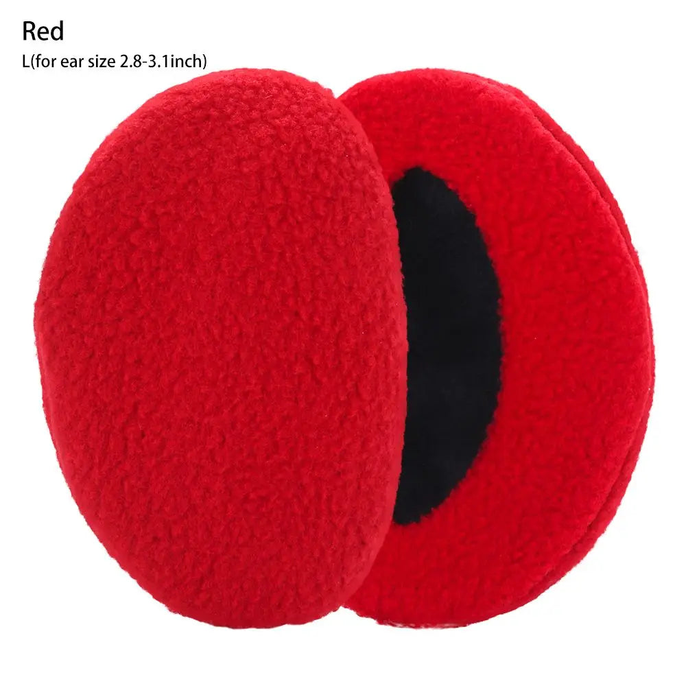 Bandless Ear Muffs Fleece Ear Muffs Thick Winter Windproof Warm Ear Covers Cold Weather Ear Warmer for Men Women