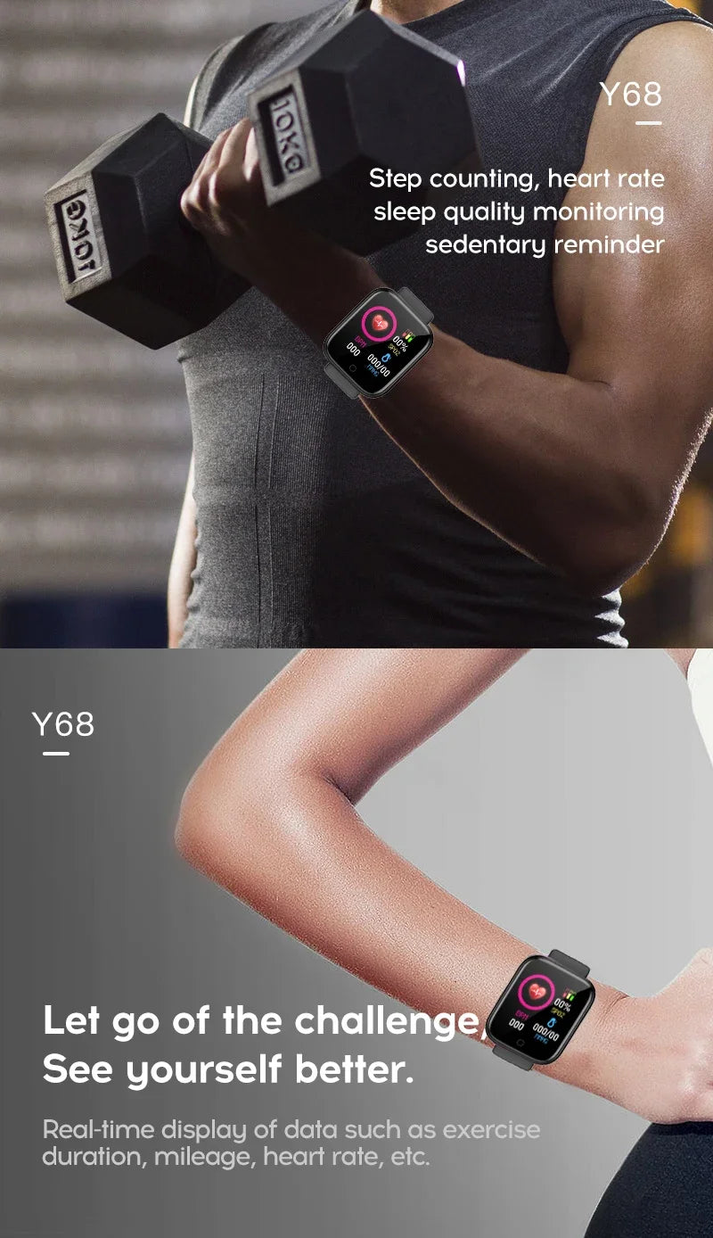 Reloj inteligente multifunción para hombres y mujeres, teléfono conectado por bluetooth, música, pulsera deportiva de fitness, monitor de sueño, smartwatch