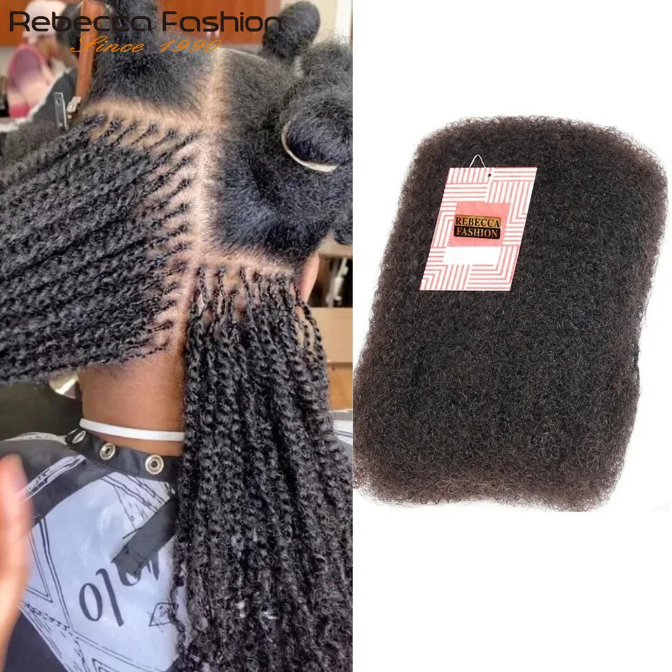 Cheveux Afro Crépus en Vrac, Doux et Légers, 100% Cheveux Humains à Texture Naturelle, Confortables et Durables, Cheveux Vierge Grade 16A