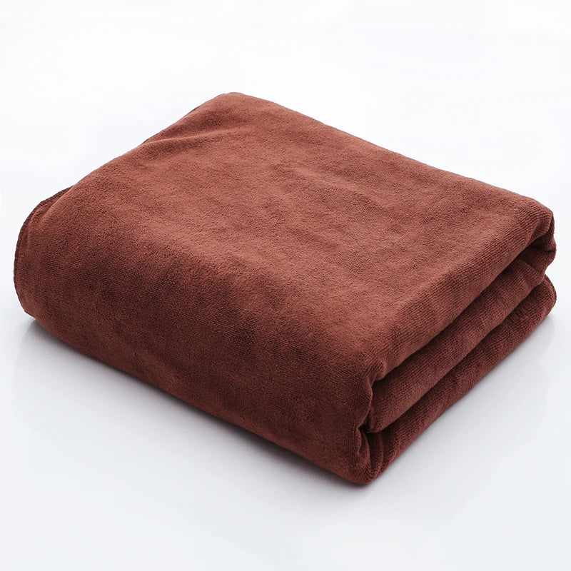 Serviette de bain salon de beauté bain de pieds grande serviette adulte plus épaisse que la microfibre douce et absorbante massage feuille spéciale