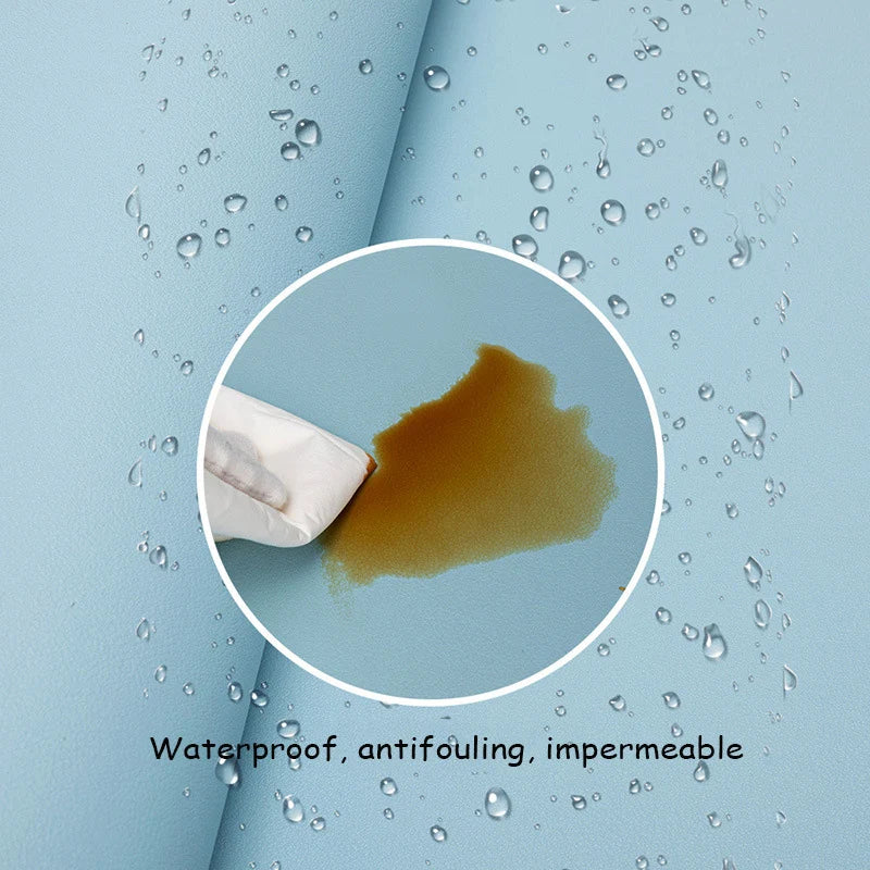 hvit musematte bærbar musematte stor spilling vanntett sklisikker PU semsket skinn skrivebordsmatte datatastatur skrivebordsmatte matter