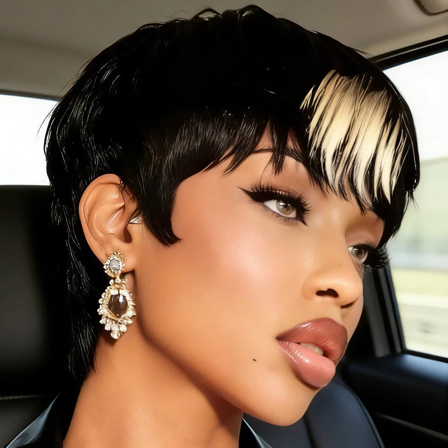 Blonde Mix Pixie Wig