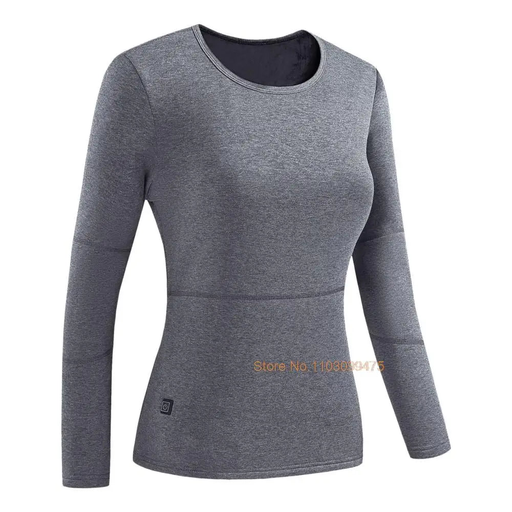 Varmet undertøy 28 områder turskjorter skiutstyr topper bukser menn kvinner termisk undertøy USB varmejakke vinterklær