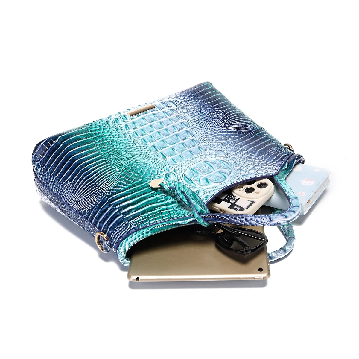 crocodile pattern colorful solid color high