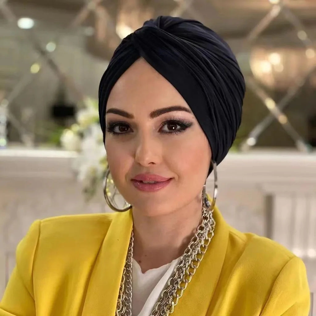 Gorro de Hiyab Musulmán Modesto – Envoltorio Instantáneo de Jersey