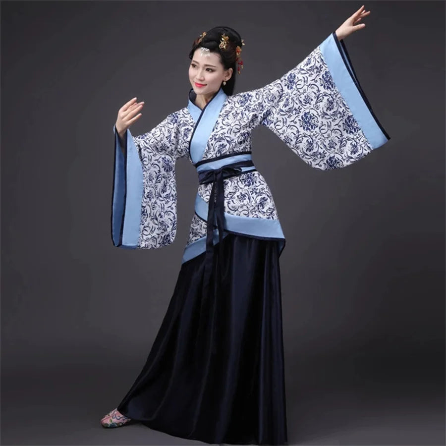 Nouvelle robe de danse de scène pour femme, costumes traditionnels chinois du Nouvel An, costume Tang pour adulte, performance Hanfu, cheongsam féminin