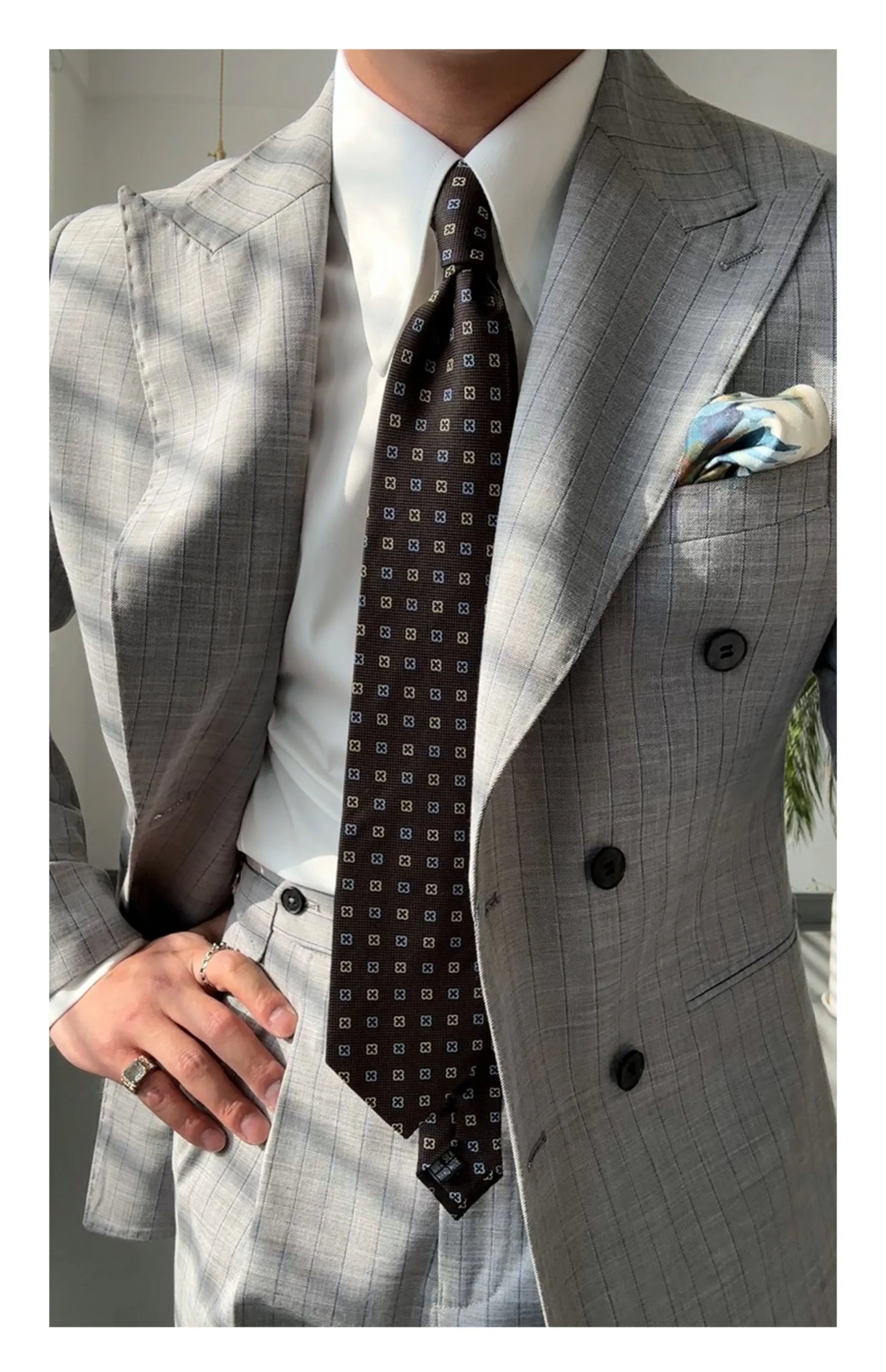 Camisa de hombre diseño retro marca de moda camisa de punta larga - camisa personalizada auténtica de apariencia retro para hombre