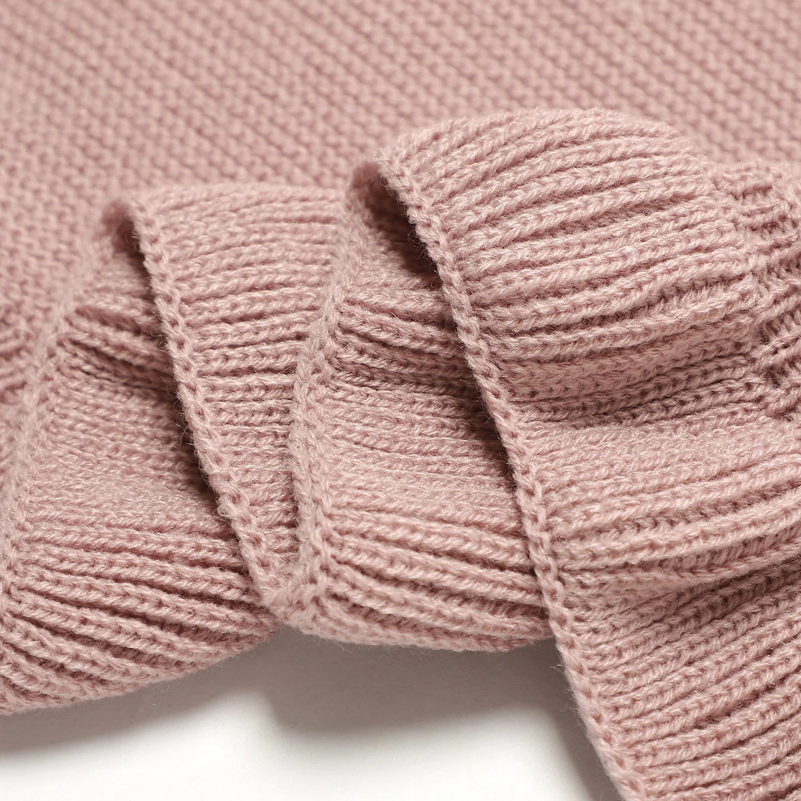 Knitted Baby Blankets Newborn Swaddle Wrap Ruffle Blankets Toddler Infant Bedding Quilt New Born Basket Stroller Blankets