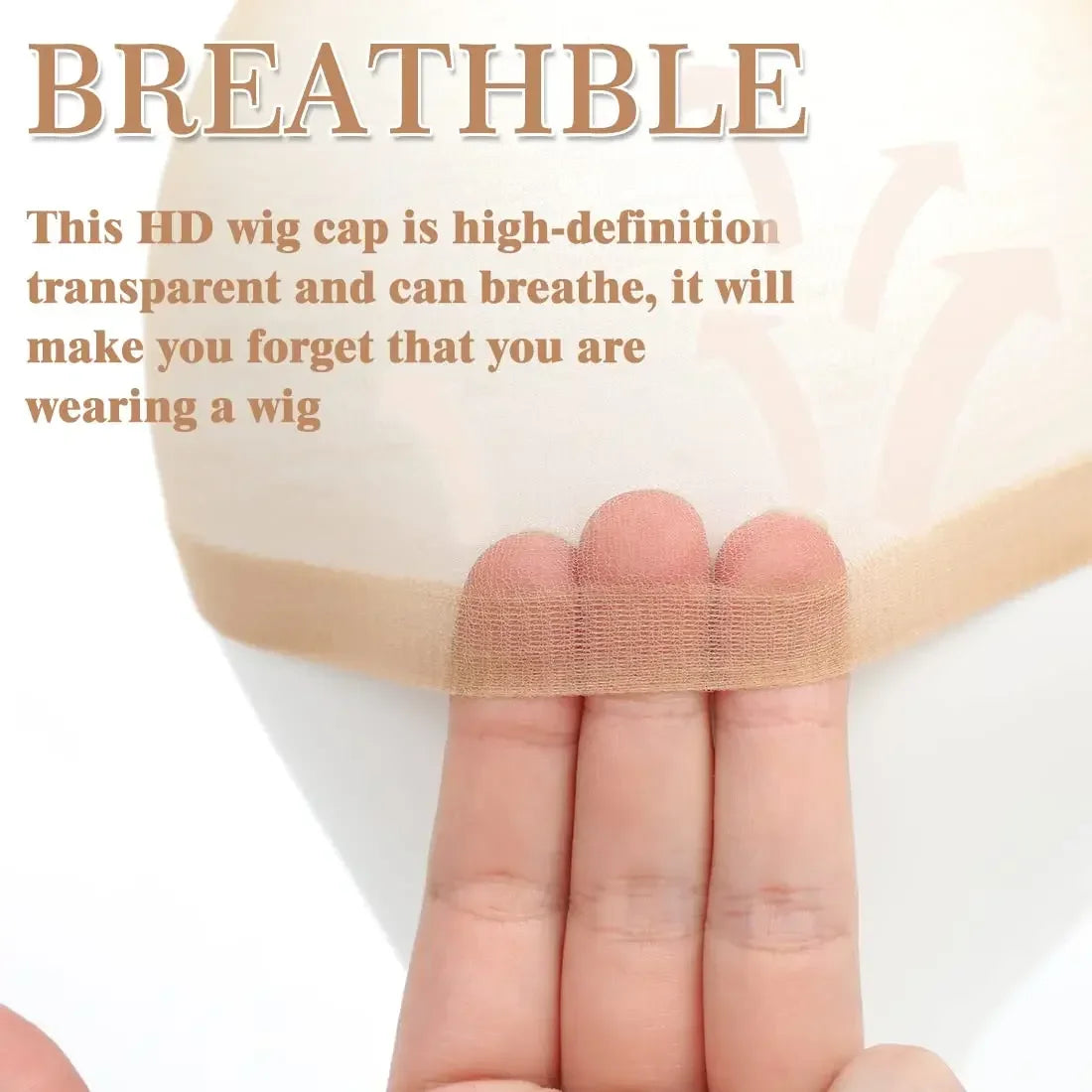 Gorro de peluca invisible HD