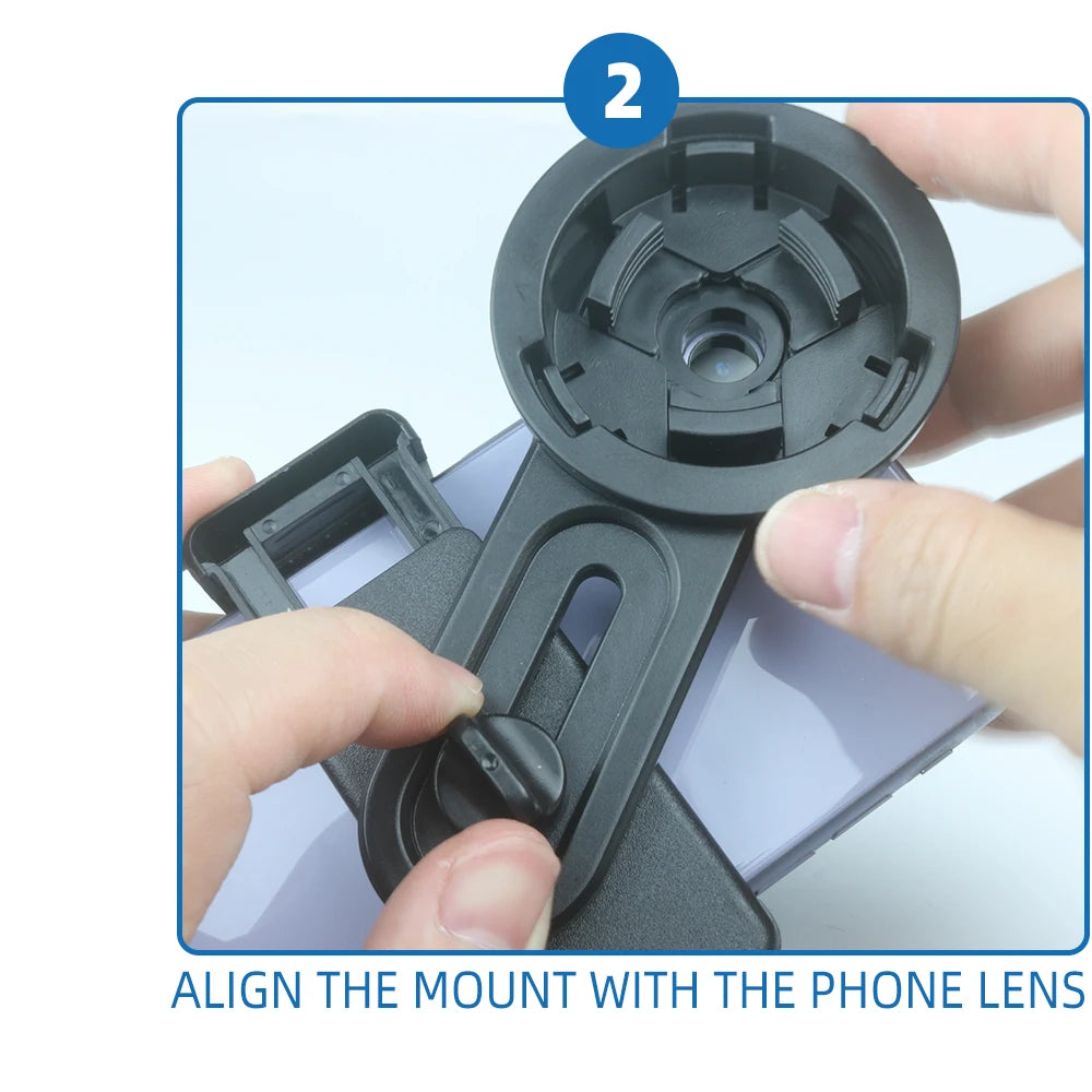 EYSDON Universal Binoculars Telescope Special Accessories Adapter Connector Clip Bracket Fit Mobile Phone for Binocular Holder