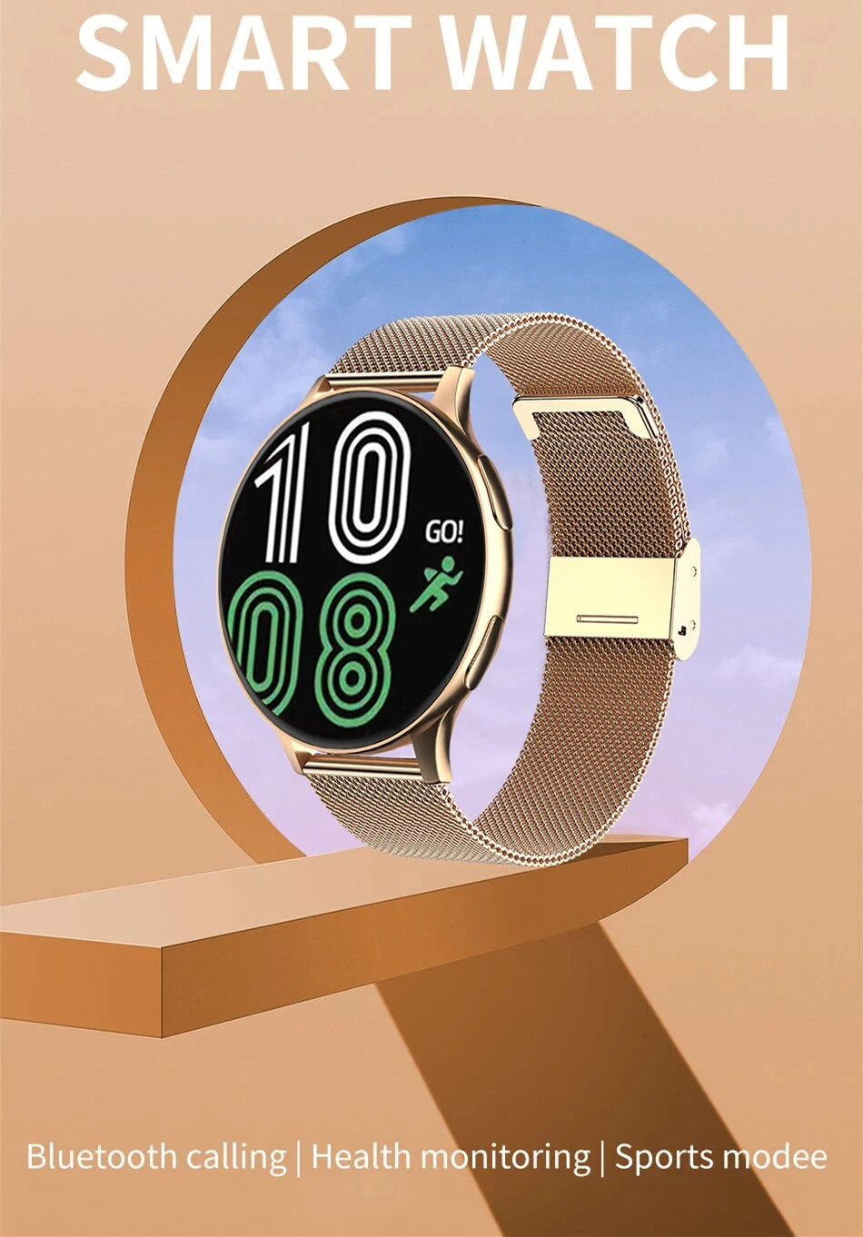 LIGE Nuevo reloj inteligente carga inalámbrica Smartwatch llamadas Bluetooth relojes hombres mujeres pulsera de fitness esfera personalizada + caja