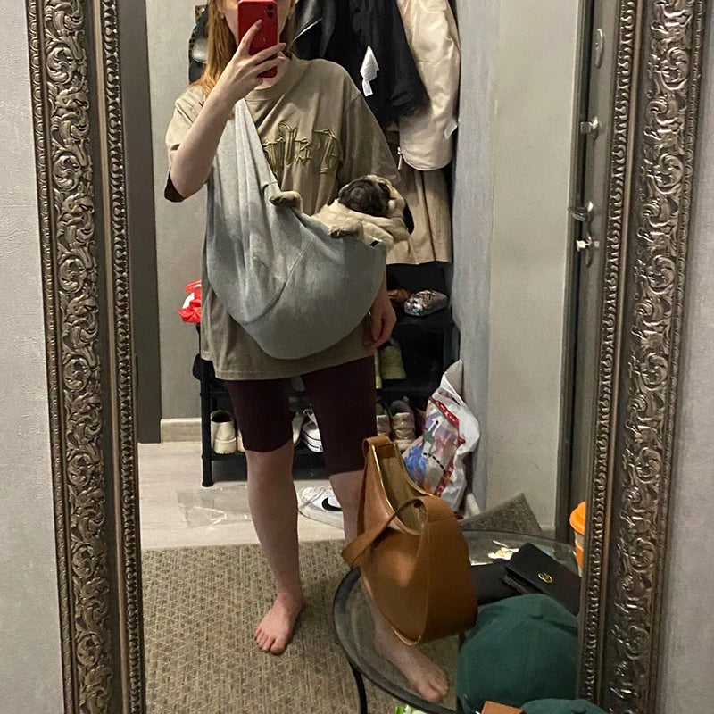 Bolsa Transportadora Ajustable para Perros, Bolsos de Hombro Individuales para Cachorros, Transportín Cómodo para Perros, Bolsillo Portabebés para Corgi