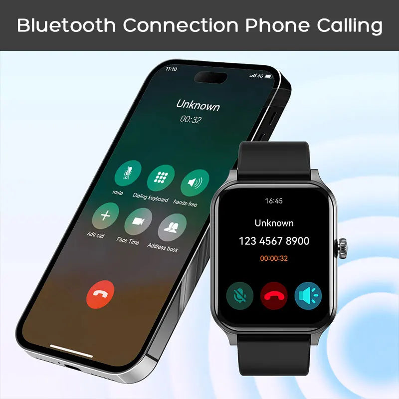 Smartwatch para mujer, rastreador de actividad física, podómetro, monitor de sueño, compatible con teléfonos Android e iOS, oro rosa.