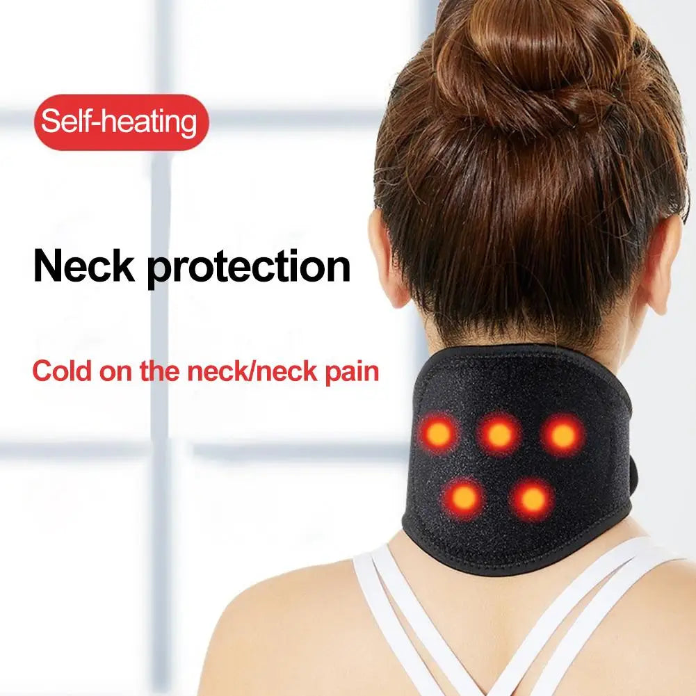 Tourmaline Self-Heating Neck Collar – Instant Warmth & Pain Relief