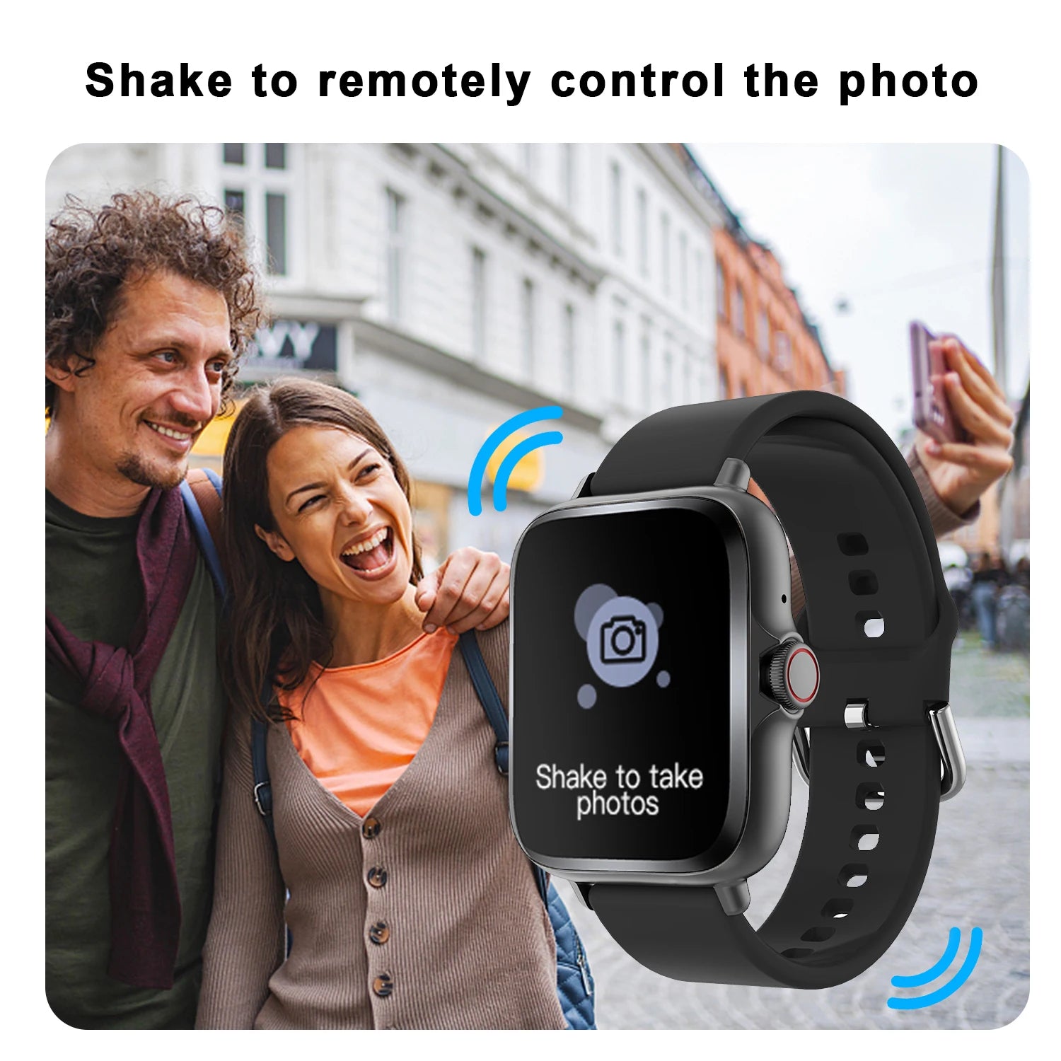 Reloj inteligente, llamadas inalámbricas/marcado, modo multideporte, recordatorio y rechazo de llamadas, recordatorio de SMS, para iPhone/Android