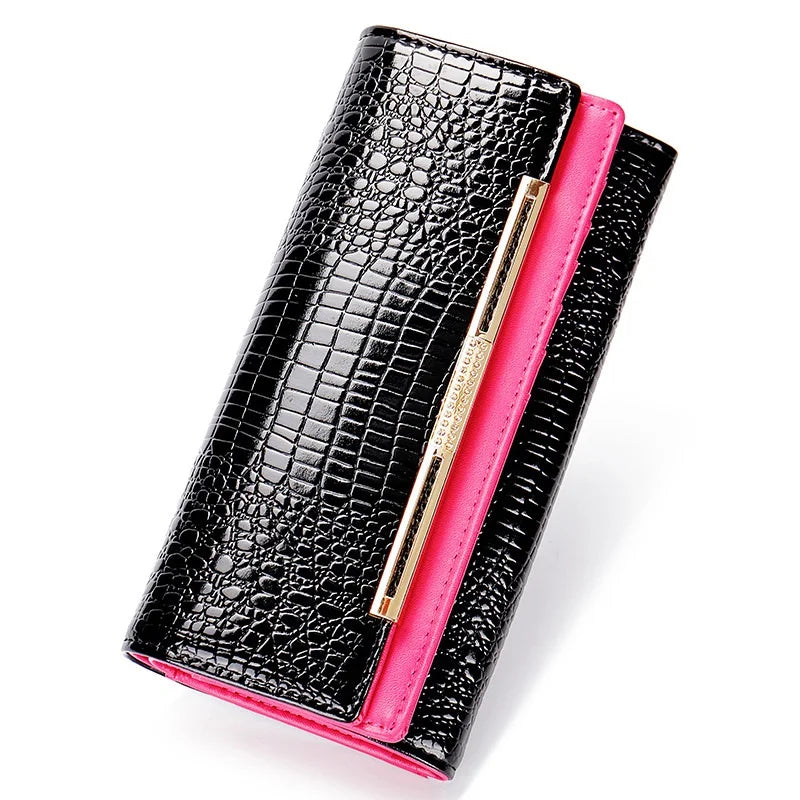 Crocodile Leather Card Holder
