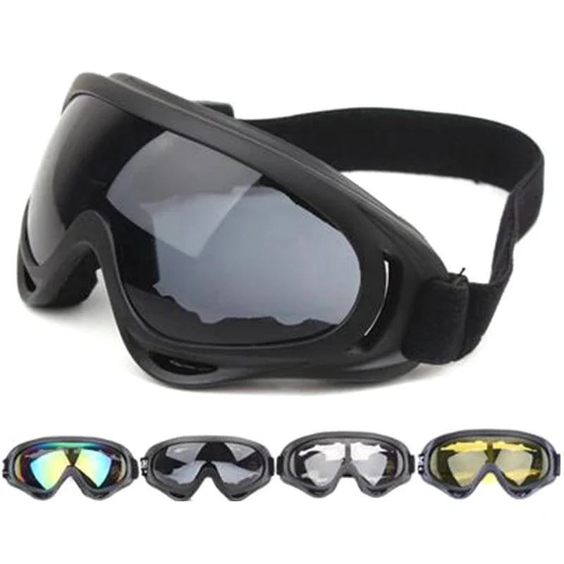 Skiing Goggles Windproof Cycling Motorcycle Goggles Winter Anti-Fog Snowboard Ski Glasses Ski Mask Tactical Goggle Sunglasses