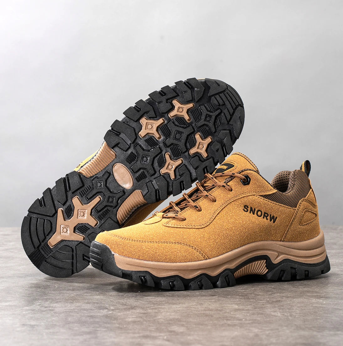 Zapatillas de senderismo para hombre, botas de montaña para exteriores, calzado de escalada antideslizante, zapatos de trekking, botas de goma tácticas de caza para caminar
