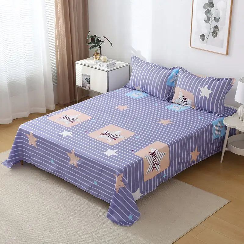 Juego de sábanas bohemio - Algodón estilo mediterráneo de 400 hilos con tinte resistente a la decoloración para artículos esenciales de dormitorio