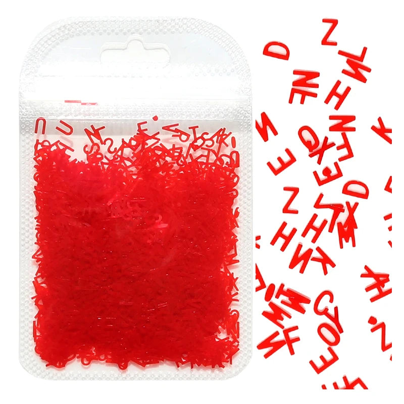 2g Holographic Nail Art Glitter Shiny Sweet Love Red Heart Flakes Sequins 3D Nail Paillette Manicure Valentine's Day Decorations