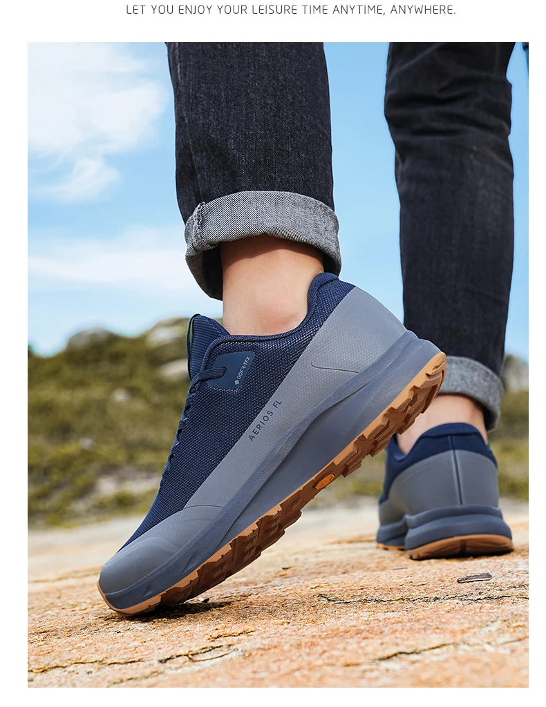Zapatillas de senderismo, para exteriores, para caminar por la montaña, antideslizantes, informales, impermeables, de goma, resistentes al desgaste, para acampar, transpirables
