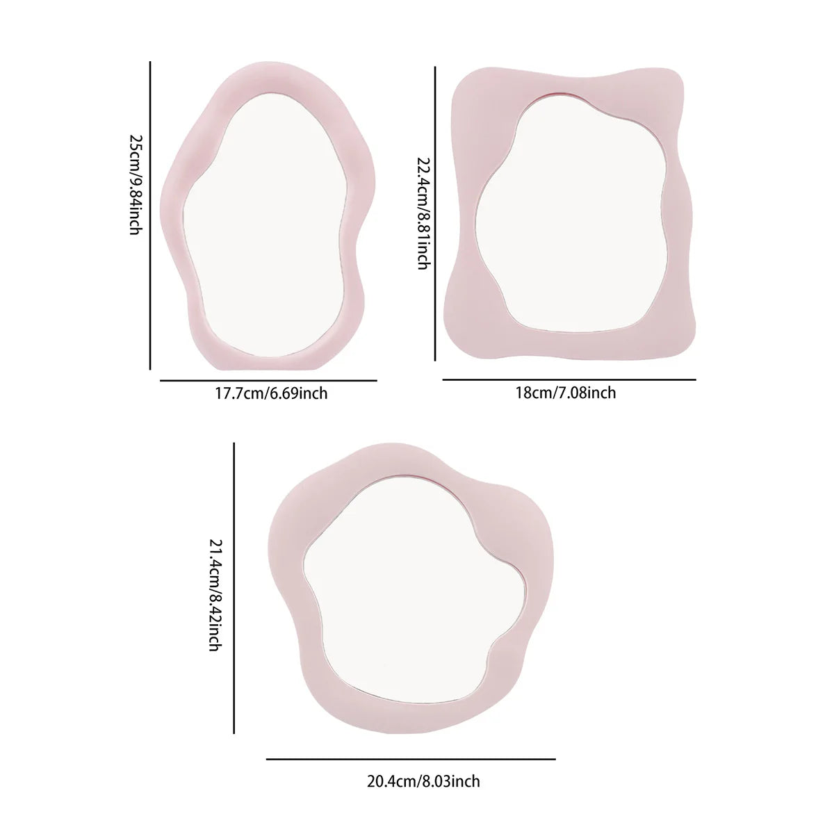 Makeup Mirror Room Decoration Desk Accessorie Mirror Decoration Bedroom Decorative Mirrors Tabletop Mirror Home Aesthetic Decor