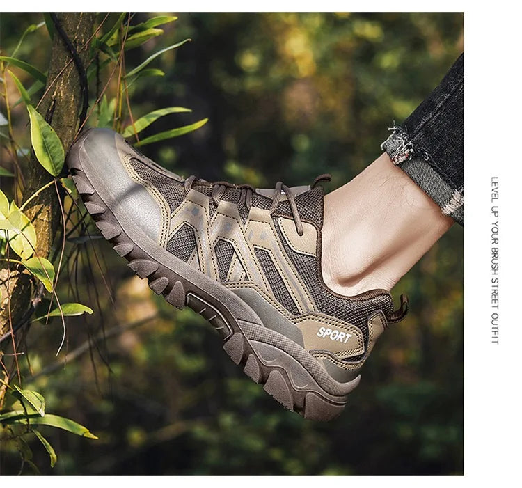 Zapatillas de Senderismo para Mujer y Hombre, Zapatos de Trekking al Aire Libre, Botas de Escalada, Acampada, Antideslizantes, Impermeables, para Caminar, Correr y Entrenar