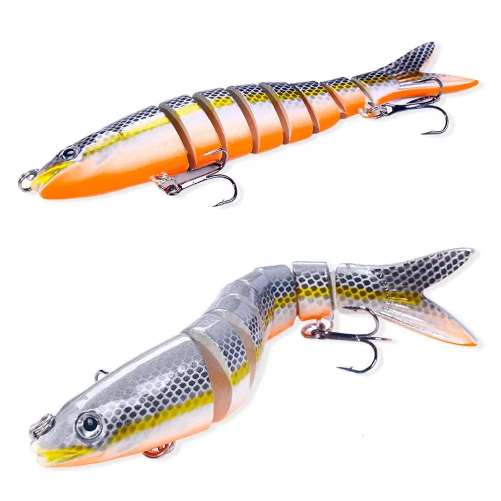 Señuelos de pesca de agua dulce y salada, Señuelos realistas de jurel y trucha, Señuelos de lubina de hundimiento lento, Equipo de pesca para la pesca en familia